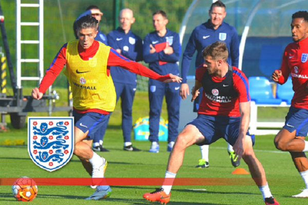 U21 Anh đang cực kì hưng phấn trong trận đấu gặp Đức